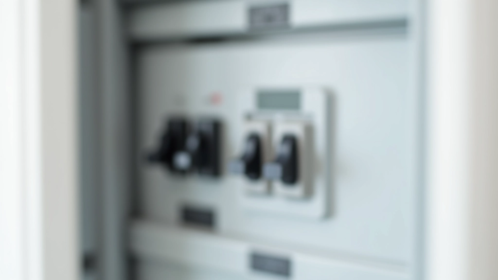 Cuadro eléctrico doméstico abierto mostrando interruptores, fusibles y cableado en interior de hogar